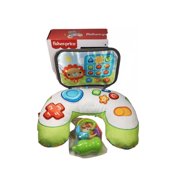Fisher-Price Littlest Gamer Tummy Wedge Interactive Learning Pad - Picture 1 of 3